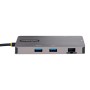 Hub USB Startech 120B-USBC-MULTIPORT Grigio