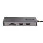 Hub USB Startech 120B-USBC-MULTIPORT Grigio