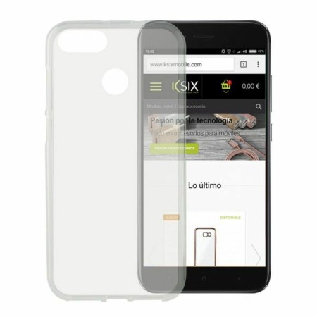 Custodia per Cellulare Xiaomi Mi A1 KSIX Flex TPU Trasparente