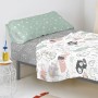 Lenzuolo con angoli aderenti HappyFriday Best buddies Multicolore 90 x 200 x 32 cm