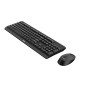 Tastiera e Mouse Wireless Philips SPT6307BL/16 Qwerty in Spagnolo Nero Inglese