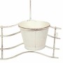 Vaso per ringhiera Alexandra House Living Bianco Ferro 23 x 69 x 95 cm