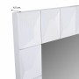 Specchio da parete Alexandra House Living Bianco Vetro Legno MDF 4 x 119 x 84 cm