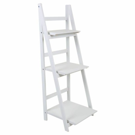 Scaffale Alexandra House Living Bianco Legno di paulownia Legno MDF 38 x 115 x 41 cm Scala