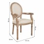 Sedia da Sala da Pranzo Alexandra House Living Beige 46 x 96 x 55 cm