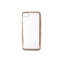 Custodia per Cellulare Iphone 7/8 Contact Flex Metal TPU Trasparente Oro rosa Metallizzato