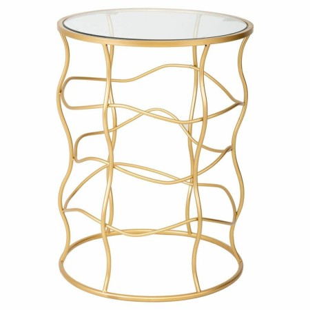 Tavolo aggiuntivo Alexandra House Living Oro Metallo 46 x 60 x 46 cm