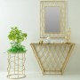 Tavolo aggiuntivo Alexandra House Living Oro Metallo 46 x 60 x 46 cm