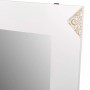 Specchio da parete Alexandra House Living Bianco Vetro Legno MDF 2 x 90 x 70 cm