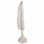 Statua Decorativa Alexandra House Living Bianco Magnesio Foglio 38 x 180 x 38 cm