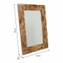 Specchio da parete Alexandra House Living Naturale Legno MDF 84 x 2 x 62 cm