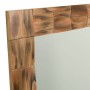 Specchio da parete Alexandra House Living Naturale Legno MDF 84 x 2 x 62 cm