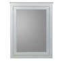 Specchio da parete Alexandra House Living Bianco Vetro Legno di abete 3 x 90 x 70 cm