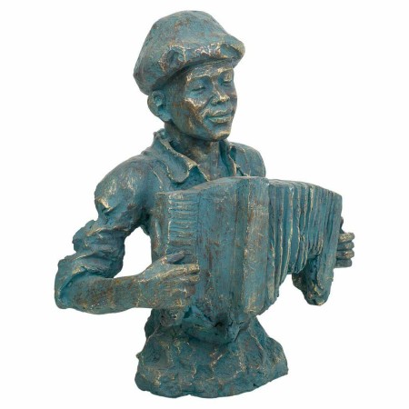 Statua Decorativa Alexandra House Living Magnesio Musicista 30 x 62 x 51 cm