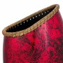 Vaso Alexandra House Living Nero Rosso Ceramica 17 x 48 x 28 cm