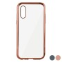 Custodia per Cellulare Iphone X/xs KSIX Flex Metal TPU Flessibile