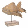 Statua Decorativa Alexandra House Living Grigio Marrone scuro Legno Ferro Pesce 31 x 24 x 30 cm