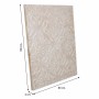 Decorazione da Parete Alexandra House Living Naturale Vetro Legno MDF 80 x 4 x 100 cm