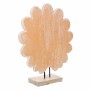 Statua Decorativa Alexandra House Living Naturale Vetro Legno MDF Pavone 53 x 12 x 46 cm