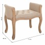 Panca Alexandra House Living Crema Legno d'albero della gomma 48 x 60 x 71 cm