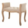 Panca Alexandra House Living Crema Legno d'albero della gomma 48 x 60 x 71 cm