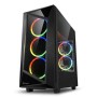 Case computer desktop ATX Sharkoon 4044951028498 Nero