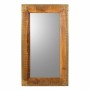 Specchio da parete Alexandra House Living Marrone Ottone Legno di mango Legno MDF 1 x 88 x 49 cm