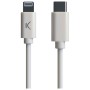 Cavo USB-C a Lightning KSIX MFI (1 m) Bianco