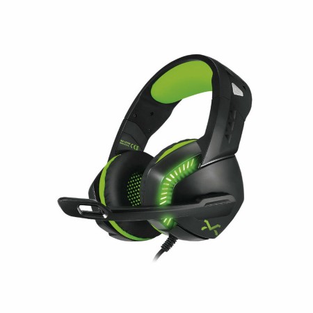 Auricolari con Microfono Droxio LEYON Nero/Verde