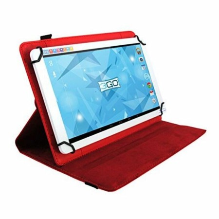 Custodia Universale Rotante in Pelle per Tablet 3GO CSGT21 7" Rosso