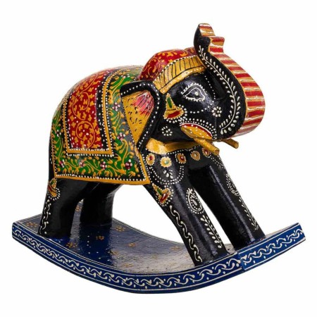 Statua Decorativa Alexandra House Living Legno di mango Elefante 10 x 22 x 28 cm