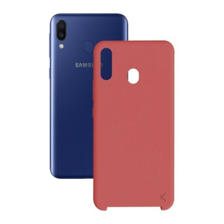 Custodia per Cellulare Samsung Galaxy M20 KSIX Soft Rosso