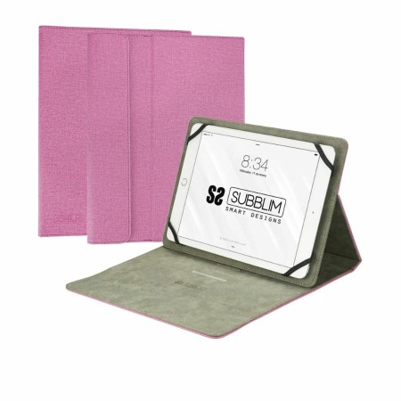 Custodia per Tablet Subblim Funda Tablet Clever Stand Tablet Case 10,1" Pink