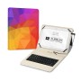 Tastiera Bluetooth con Supporto per Tablet Subblim SUBKT1-USB053 Qwerty in Spagnolo Multicolore Spagnolo