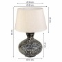 Lampada da tavolo Alexandra House Living Nero Ferro 31 x 62 x 31 cm