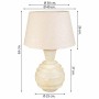 Lampada da tavolo Alexandra House Living Crema Ferro 25 x 63 x 25 cm