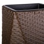 Vaso Alexandra House Living Marrone scuro Ferro Rattan Plastica 31 x 56 x 31 cm