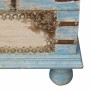 Baule Alexandra House Living Azzurro Legno di mango 28 x 27 x 50 cm Stile artigianale