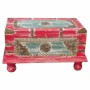 Baule Alexandra House Living Rosso Legno di mango 28 x 27 x 50 cm Stile artigianale