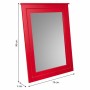 Specchio da parete Alexandra House Living Rosso Vetro Legno di abete 3 x 90 x 70 cm