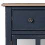 Ingresso con Cassetti Alexandra House Living Nero Vetro Legno di abete Legno MDF 36 x 72 x 83 cm