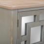 Ingresso Alexandra House Living Grigio Vetro Legno di abete Legno MDF 36 x 56 x 83 cm