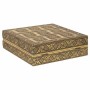 Scatola-Portagioie Alexandra House Living Dorato Alluminio Legno MDF 15 x 7 x 30 cm