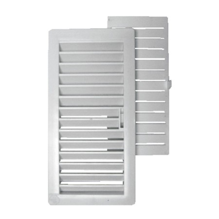 Griglia Sistema di ventilazione 9,5 x 22 cm PVC