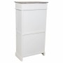 Scarpiera Alexandra House Living Bianco 28 x 98 x 50 cm 2 cassetti