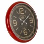 Orologio da Parete Alexandra House Living Rosso Ferro Legno MDF 62 x 6 x 62 cm