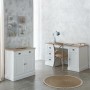 Centrotavola Alexandra House Living Bianco Naturale Legno di mango 19 x 3 x 38 cm