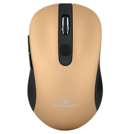 Mouse senza Fili Bluestork BLU3760162063974 Dorato 1000-1600 dpi