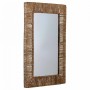 Specchio da parete Alexandra House Living Marrone Juta 3 x 61 x 91 cm