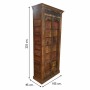 Armadio Alexandra House Living Marrone Legno Riciclato 45 x 225 x 105 cm